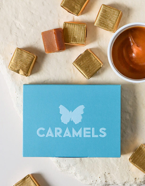 Boite de délicieux caramel fleur de sel