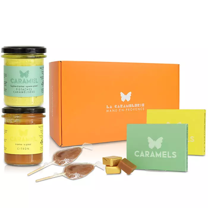 Coffret gourmand citron pistache